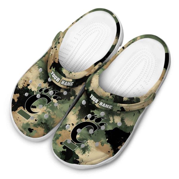 custom cincinnati bearcats camouflage craze clog latest model
