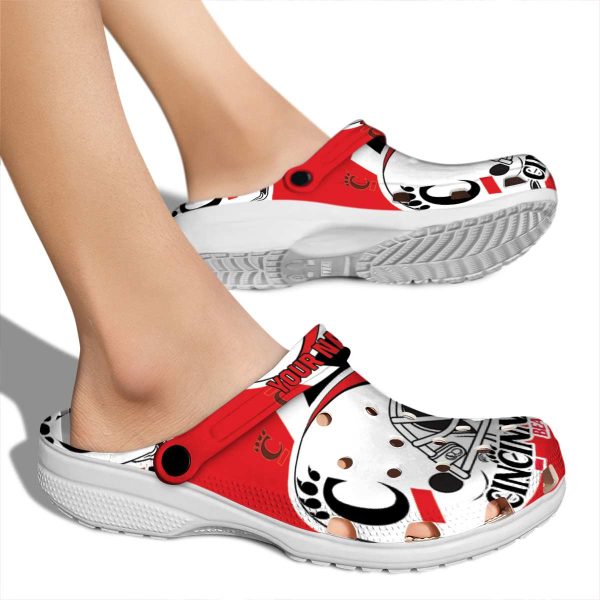 custom cincinnati bearcats football helmet clog fashion forward