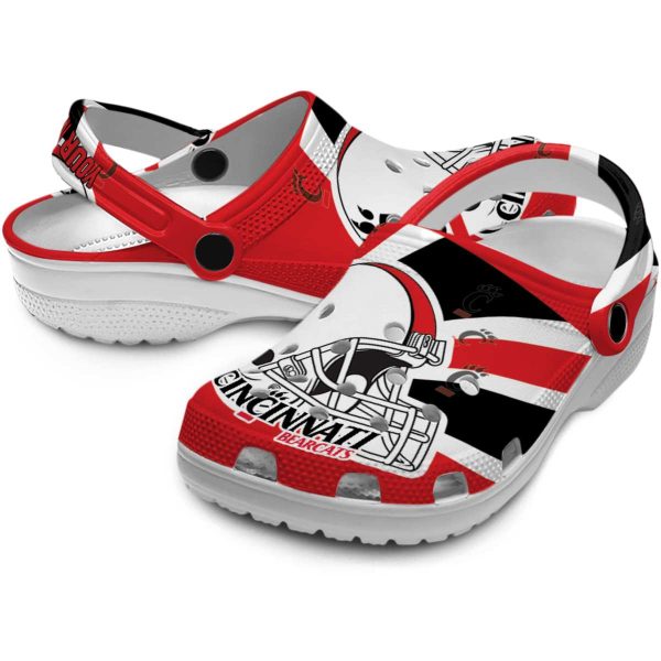 custom cincinnati bearcats football helmet clog high quality