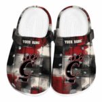 custom cincinnati bearcats plaid fusion clog best selling