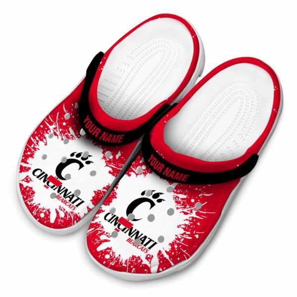 custom cincinnati bearcats splash art clog latest model