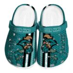 custom coastal carolina chanticleers contrasting stripes clog best selling