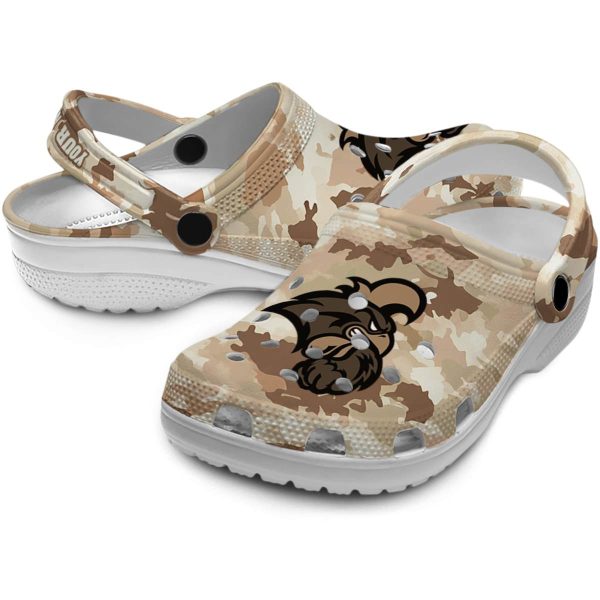 custom coastal carolina chanticleers desert camo clog high quality