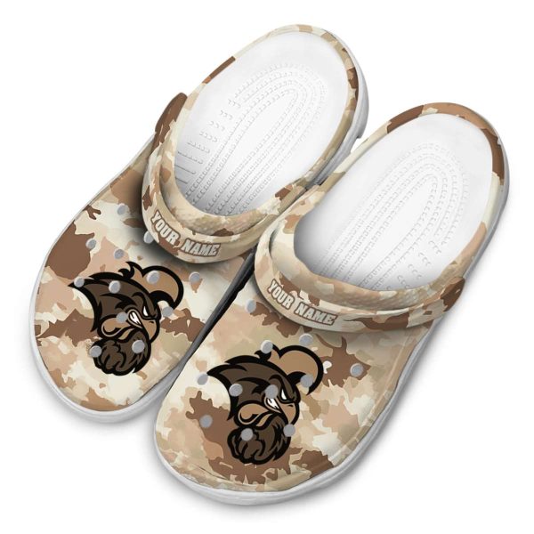 custom coastal carolina chanticleers desert camo clog latest model