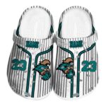 custom coastal carolina chanticleers pinstripe pattern clog best selling