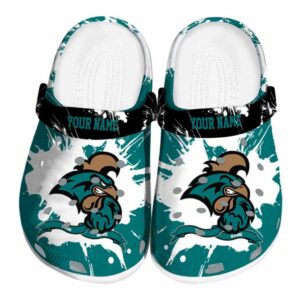 custom coastal carolina chanticleers splatter pattern clog best selling