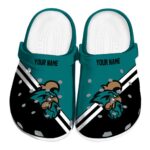 custom coastal carolina chanticleers striped accents clog best selling