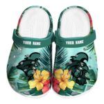 custom coastal carolina chanticleers tropical vibes clog best selling