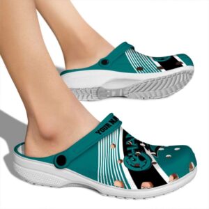 custom coastal carolina chanticleers vibrant dual tone clog fashion forward