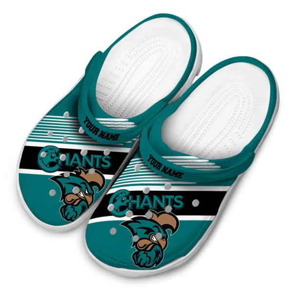 custom coastal carolina chanticleers vibrant dual tone clog latest model
