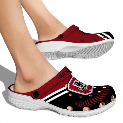 custom colgate raiders baseball motif clog fashion forward