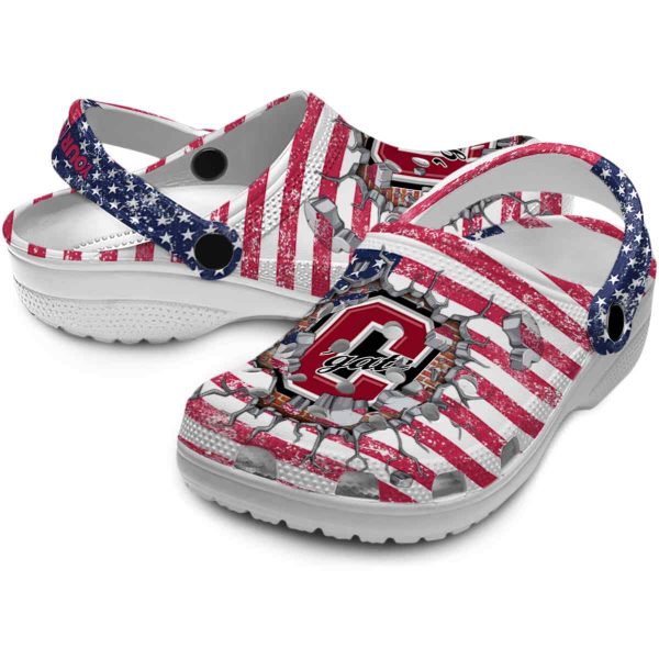 custom colgate raiders freedom splinter clog high quality