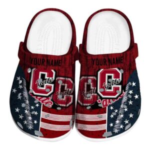 custom colgate raiders star spangled side pattern clog best selling