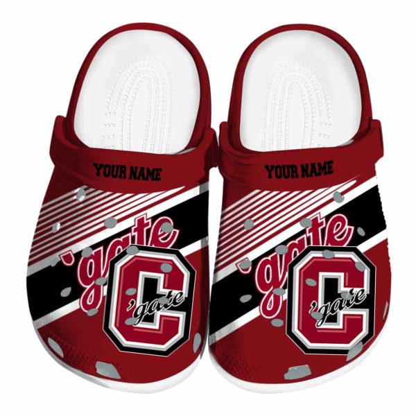 custom colgate raiders vibrant dual tone clog best selling
