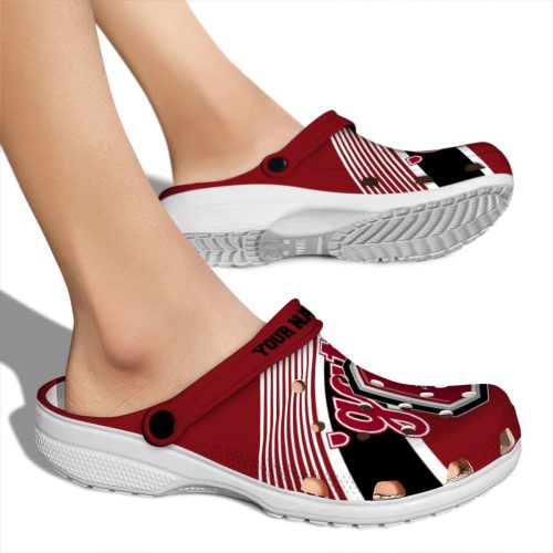 custom colgate raiders vibrant dual tone clog fashion forward