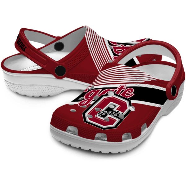 custom colgate raiders vibrant dual tone clog high quality