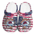 custom colorado avalanche freedom splinter clog best selling