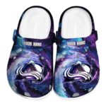 custom colorado avalanche galaxy swirl clog best selling