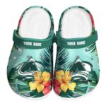 custom colorado avalanche tropical vibes clog best selling