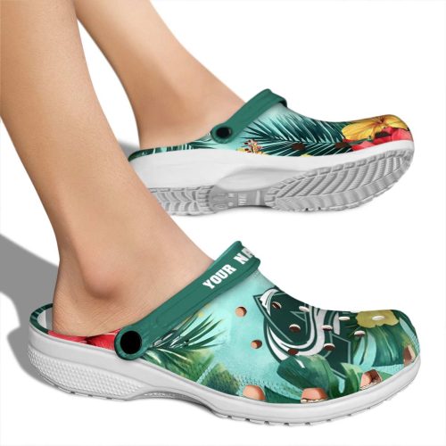 custom colorado avalanche tropical vibes clog fashion forward