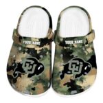custom colorado buffaloes camouflage craze clog best selling