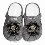 custom colorado buffaloes cracked ground texture clog best selling
