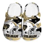 custom colorado buffaloes football helmet clog best selling