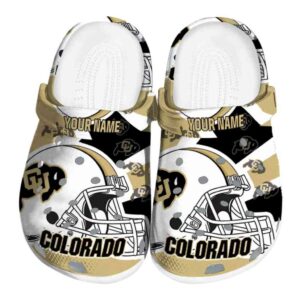 custom colorado buffaloes football helmet clog best selling