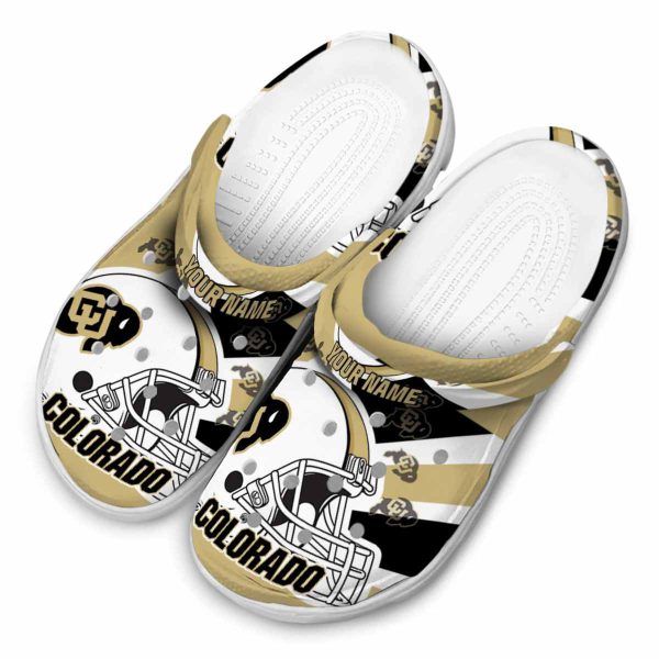 custom colorado buffaloes football helmet clog latest model