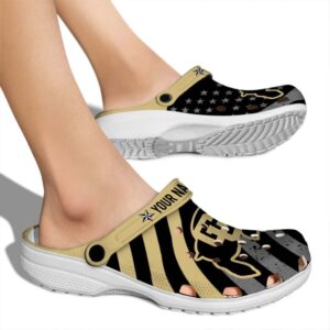 custom colorado buffaloes star spangled graphic clog fashion forward