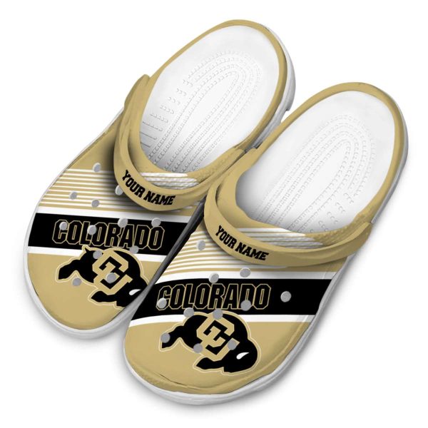 custom colorado buffaloes vibrant dual tone clog latest model