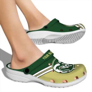 custom colorado state rams striped accents clog fashion forward