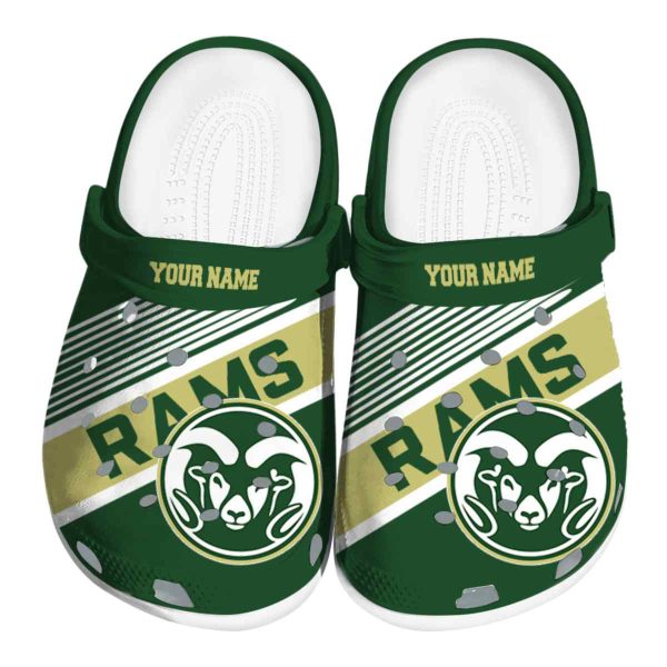 custom colorado state rams vibrant dual tone clog best selling