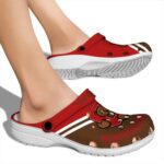 custom cornell big red baseball motif clog best selling