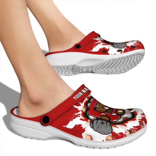custom cornell big red gripping hand clog fashion forward