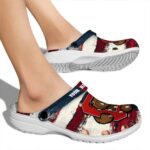 custom cornell big red patriotic stripes clog best selling