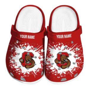 custom cornell big red splatter background clog best selling