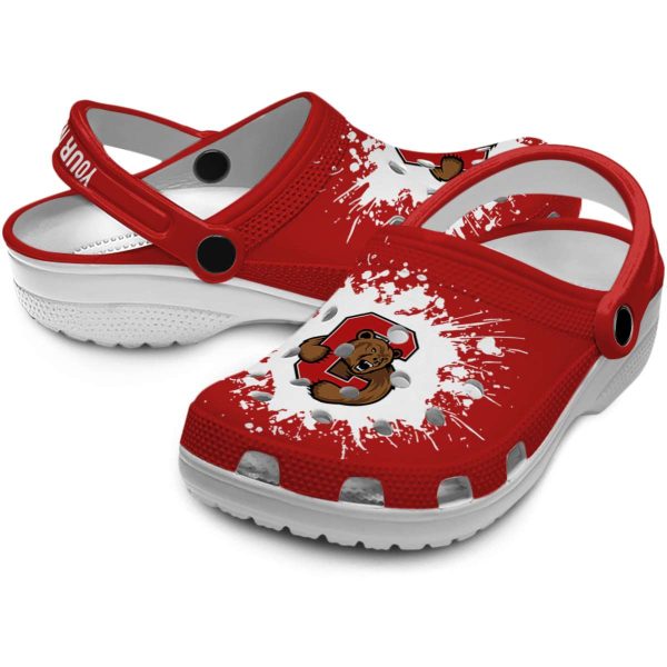 custom cornell big red splatter background clog high quality