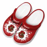 custom cornell big red splatter background clog best selling