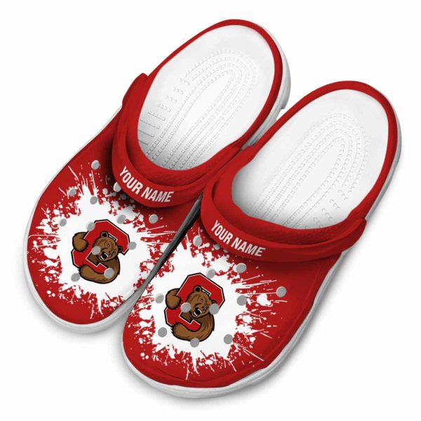 custom cornell big red splatter background clog latest model