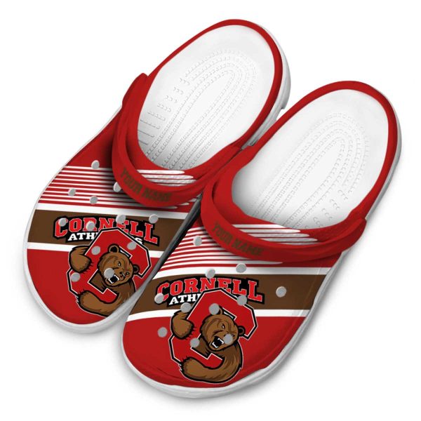 custom cornell big red vibrant dual tone clog latest model