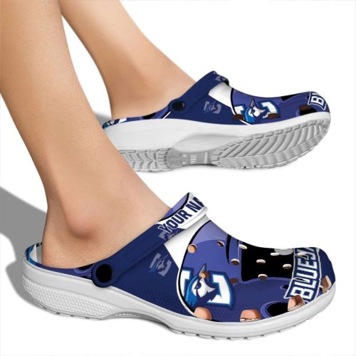 custom creighton bluejays baseball helmet clog fashion forward