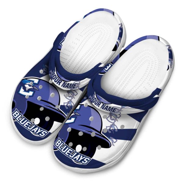custom creighton bluejays baseball helmet clog latest model
