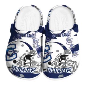 custom creighton bluejays football helmet clog best selling