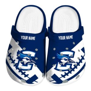 custom creighton bluejays football motif clog best selling