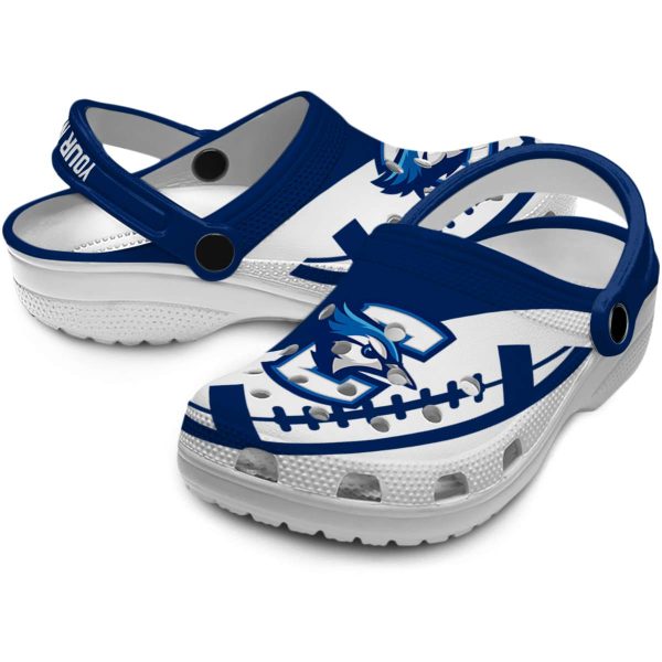 custom creighton bluejays football motif clog high quality