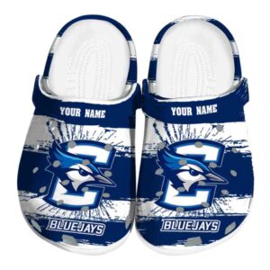 custom creighton bluejays paint splatter graphics clog best selling