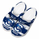 custom creighton bluejays paint splatter graphics clog best selling