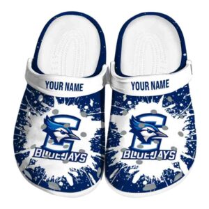 custom creighton bluejays splash art clog best selling