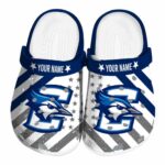 custom creighton bluejays star spangled graphic clog best selling